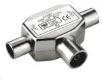 PremiumCord Koax Elosztó Szürke 3cm ktcf-mm (ktcf-mm)