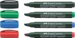 Faber-Castell Маркер перманентен Faber Castell Winner 54, скосен, син