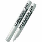 Schneider Перманентен маркер Schneider Maxx 270 бял объл връх