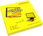  Самозалепващи листчета Sticky 75/75мм неон жълти