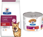 Hill's Prescription Diet 6, 5kg Hill's Prescription Diet i/d Digestive Care csirke csirke száraz kutyatáp + hozzáillő nedvestáp akcióban