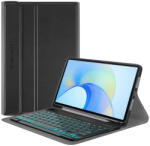 Techsuit Honor Pad X9 / X8 Pro Techsuit CozyTab tok (ceruzatartóval/RGB vezeték nélküli mágneses billentyűzettel) - Fekete