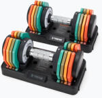 XTREXO Állítható kézisúlyzó készlet XTREXO 2 x 10 kg multicolor