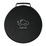 LogiLink Védőtáska EV töltőkábelhez, kerek, nylon, fekete (EVB0100) (EVB0100) - aqua