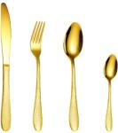 TRENDY S 4 db-os evőeszköz szett, rozsdamentes acél, TRENDY'S, arany (TCM-19G)