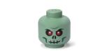 LEGO Tárolódoboz, fej, kicsi, LEGO, Green Skeleton (L40310803) - primatinta