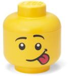 LEGO Tárolódoboz, fej, kicsi, LEGO, Silly (L40311726) - primatinta