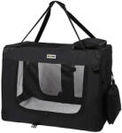 Maculo Kézi és autós hordozótáska kisállatok számára L méret fekete