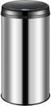 Debau Érzékelős szemetes rozsdamentes acél 40 literes szenzoros kuka inox érzékelős hulladékgyűjtő