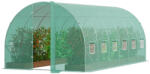 VEVOR Alagút fóliasátor 590x295x225 cm zöld fólia üvegház UV- és vízálló melegház (SDXWS20X10X7C44VZV0)