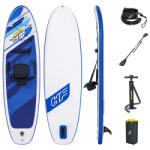 Debau SUP felnőtt Stand Up Paddle 305x84x12 cm felfújható deszka Stand Up Board evezővel kék-fehér
