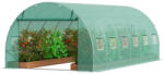 VEVOR Alagút fóliasátor 590x295x198 cm zöld üvegház stabil acélvázzal, UV-álló melegház (SDXWS20X10X7U1NJ3V0)