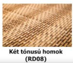 Rattan Art Polirattan önöntözős virágtartó láda 125x39x43 cm két tónusú homok öntözőrendszerrel ellátott cserép