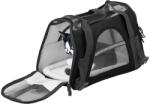 Perla Kézi és autós hordozótáska kisállatok számára, 3 kg-ig, S méret, fekete