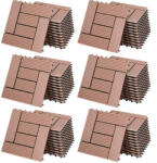 Debau 6 m2 WPC kazettás teraszburkolólap 66 darabos készlet 30x30 cm mozaik balkonburkolólap Terrakotta teraszburkolat