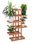 Relax Beltéri fa virágtartó állvány lépcsőzetes kialakítás 5 polcos