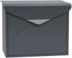 TEC Acél postaláda boríték alakú levélszekrény 360x290x100 mm antracit modern utcai postaláda