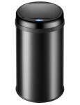 Debau Rozsdamentes acél szemetes fekete szenzoros kuka 56 l érzékelős hulladékgyűjtő