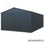 Riwall PRO RMCG 20x13 Anthracite Fém garázs nyeregtetővel, 3, 86x6m (Antracit) (CG-K2013) (CG-K2013)