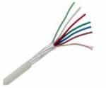Q5+ Cablu alarma efractie LIY(St)Y 10x0.22 mm Q5+, rola 100m, folie PVC, impedanta 78 ohmi (LIY(St)Y 10x0.22 mm Q5+)