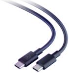 3mk Protection Кабел 3MK Hyper Cable, от USB-C(м) към USB-C(м), 1.2m, 100W, черен