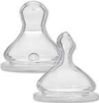Baby-Nova Biberon din silicon pentru ceai Baby Nova - Orificiu S, mărimea 2, 2 bucăți (13210)