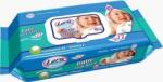 Lara Șervețele umede cu capac Lara Baby Soft - Fresh Baby, 72 buc, albastru (54002)