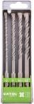 Extol SDS PLUS kalapácsfúrófejek betonhoz, 4 darabos készlet, átmérő 6-12 mm 23902 (23902)