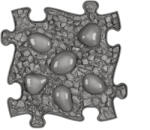 MUFFIK Kemény Dínó Tojás Puzzle Szürke