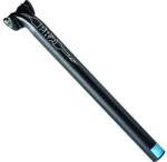 PRO LT alumínium nyeregcső, 27, 2x400 mm, két csavaros, hátrahajló fejjel (20 mm offset), fekete