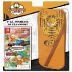Microids Garfield 2 in 1 Game Collection: Lasagna Party + Kart Furious Racing [Travel Case Bundle] (Switch)