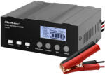 Qoltec Intelligens Akkumulátor töltő, 12V + 12.6V + 24V LCD kijelzős AGM, GEL, LiFePO4