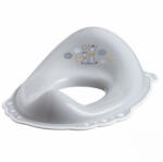 MALTEX Zebra WC Szűkítő - Grey, Csúszásmentes és Ergonomikus Ülőke, Biztonságos és Kényelmes Használat Gyermekeknek