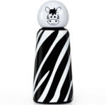 Lund London Skittle Mini Acél Kulacs 300ml Zebra - BPA Mentes, Duplafalú Hőszigetelés, 24 Órán Át Hidegen és 12 Órán Át Melegen Tart
