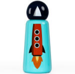 Lund London Skittle Mini Acél Kulacs 300ml Rocket - BPA Mentes, Duplafalú Hőszigetelés, 24 Órán Át Hidegen és 12 Órán Át Melegen Tart