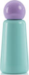 Lund London Skittle Mini Acél Kulacs 300ml Menta/Lila - BPA Mentes, Duplafalú Hőszigetelés, 24 Órán Át Hidegen és 12 Órán Át Melegen Tartcs 300ML Menta/Lila