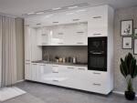  Jupiter konyhabútor 340 cm (fehér-magasfényű fehér)