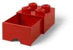 LEGO Tárolódoboz, fiókos, LEGO Brick , piros (L40051730)