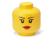 LEGO® Tárolódoboz, fej, nagy, LEGO, Girl (L40321725) - tintasziget