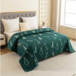  Cuvertura de pat CHRISTMAS DRIFT, verde Dimensiune: 170 x 210 cm