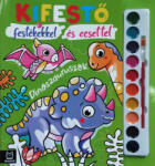  Kifestő festékekkel és ecsettel - Dinoszauruszok