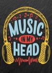 Art Galéria Music in my head - vászonkép