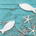 Art Galéria Tengeri háló - üvegkép