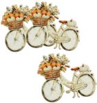  Nyomtatott dekorkarton - Őszi bicikli 8x7, 5cm 3db/csomag - kosarbolt