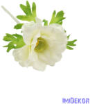  Anemone szálas selyemvirág 30cm - Fehér