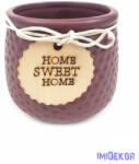  Fa címkés Home Sweet Home kaspó - Mályvás