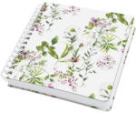 Sigel Spirálfüzet, 234x215 mm, sima, 120 lap, keményfedeles, SIGEL "Jolie Fairytale Garden