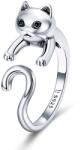 BeSpecial Inel reglabil argint 925 cu pisicuta - Be Nature IST0060 (IST0060)