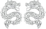 BeSpecial Cercei argint cu dragoni (EZT0545)