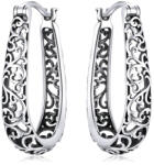 BeSpecial Cercei argint vintage cu model floral (EZT0245)